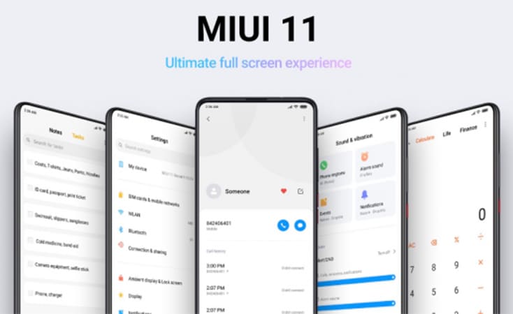 MIUI 11 Global XIAOMI 